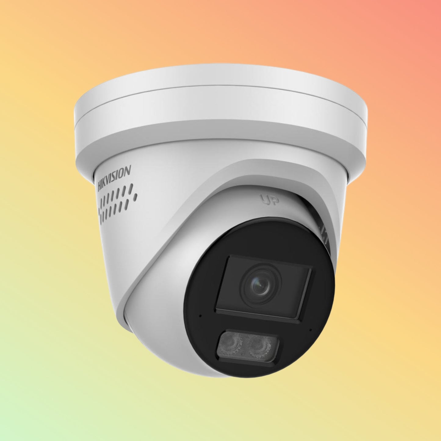 Hikvision DS-2CD3367G3-LISU/SL(Y) 6 MP AcuSense Strobe Light and Audible Warning Fixed Turret Network Camera