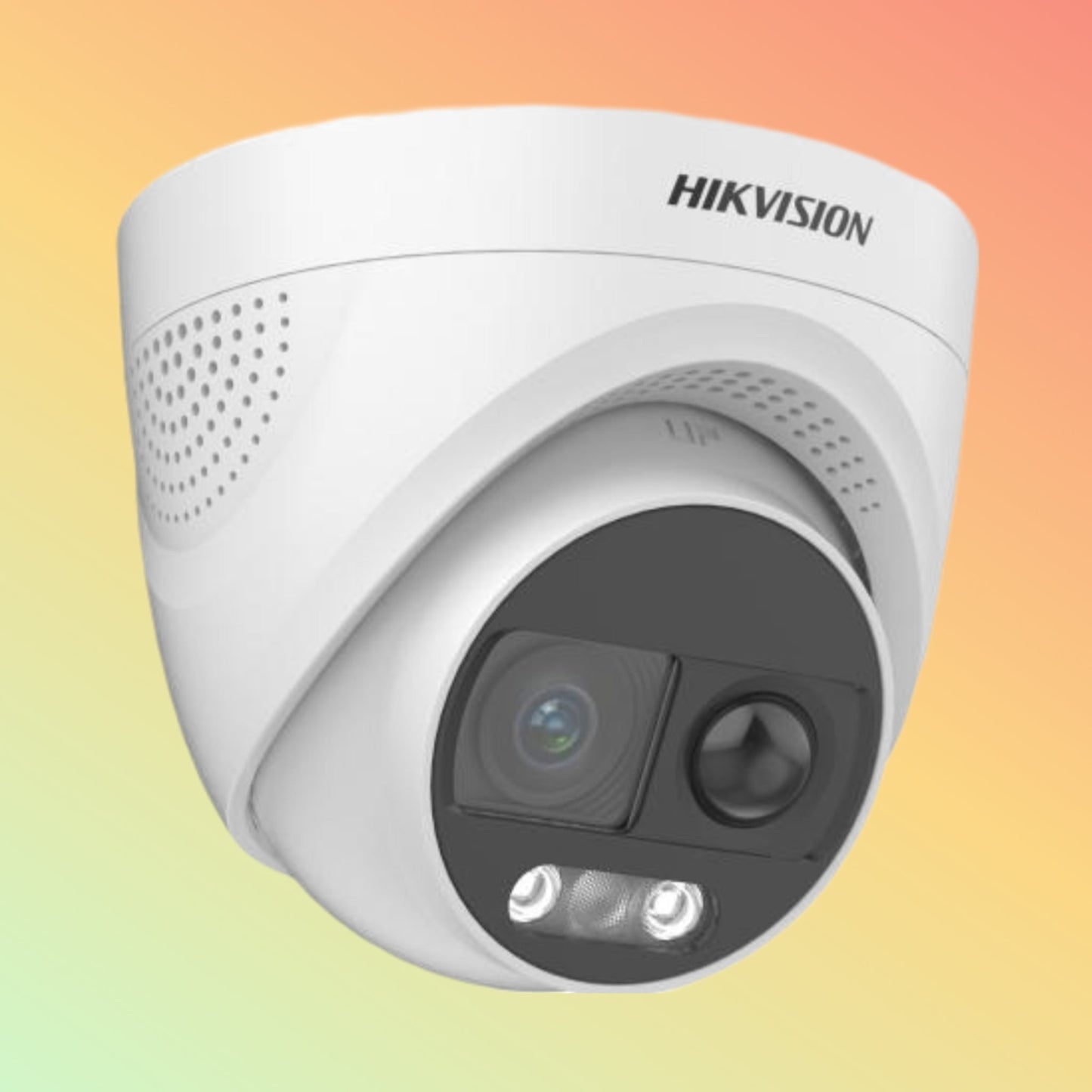 Hikvision DS-2CE72UF3T-PIRXO 4K ColorVu PIR Siren Fixed Turret Camera