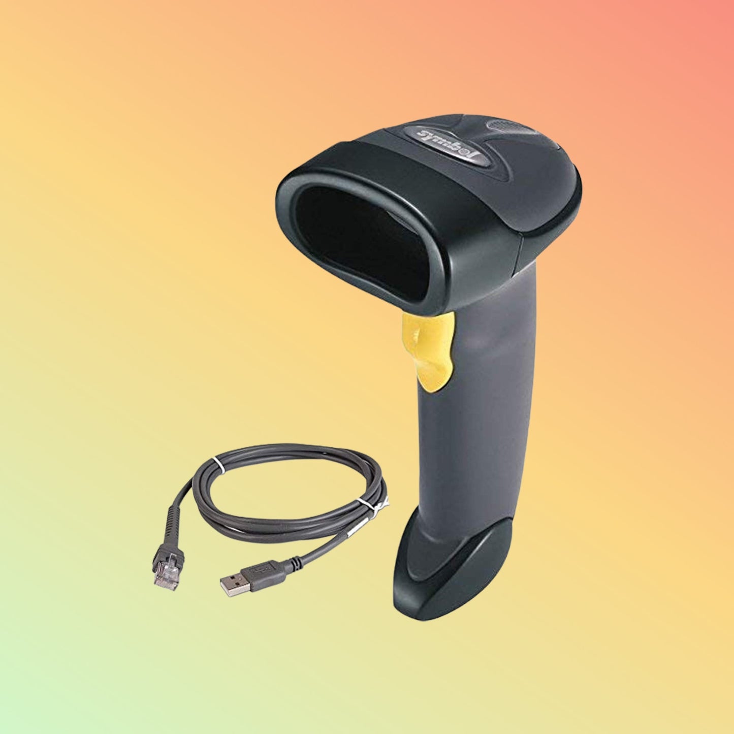 Zebra LS2208 barcode scanner, designed for high-speed 1D scanning across retail and warehouse environments