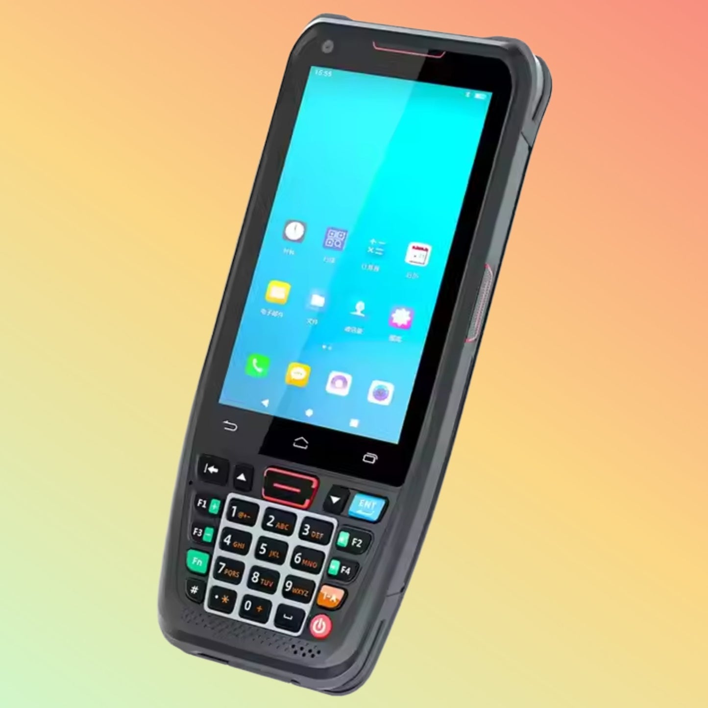 Rugged Android 4G PDA: NFC, Barcode Scanner, 4500mAh Battery