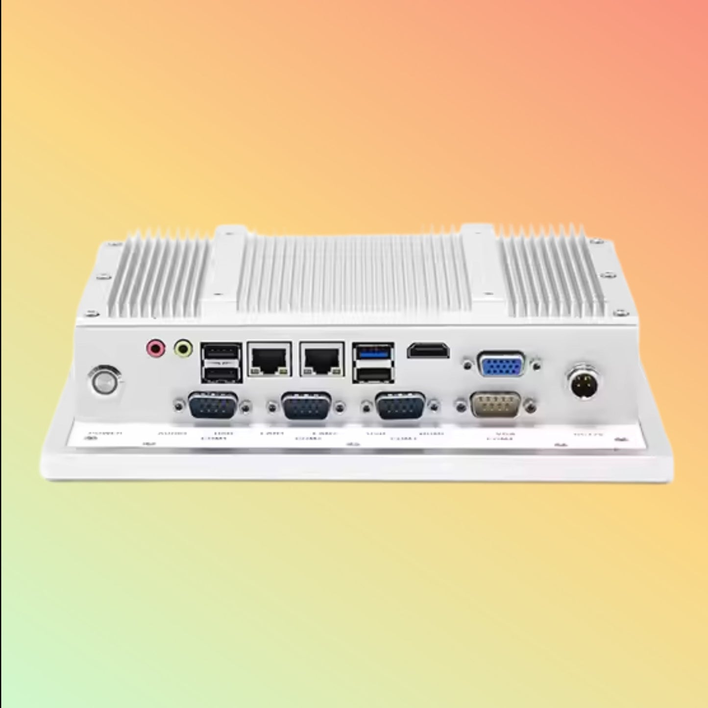 10" Fanless Industrial Touch Panel PC – Dual LAN, Win10/Linux, 9–36V