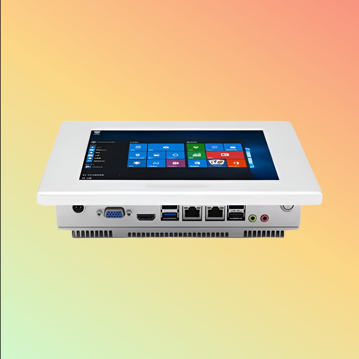 10" Fanless Industrial Touch Panel PC – Dual LAN, Win10/Linux, 9–36V