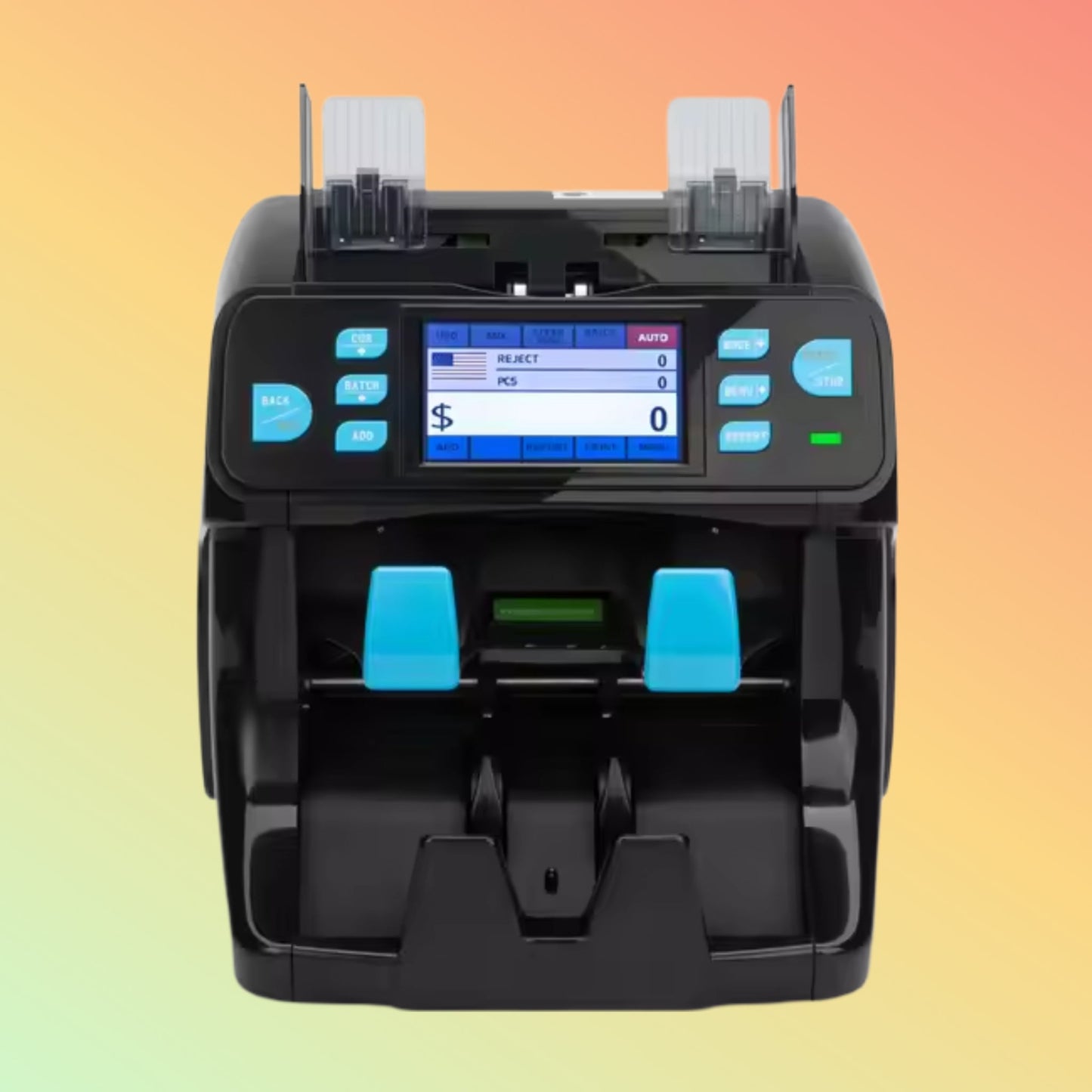 Efficient and reliable 1+1 Pockets Bill Counter, designed for sorting and counting diverse currencies with accuracy