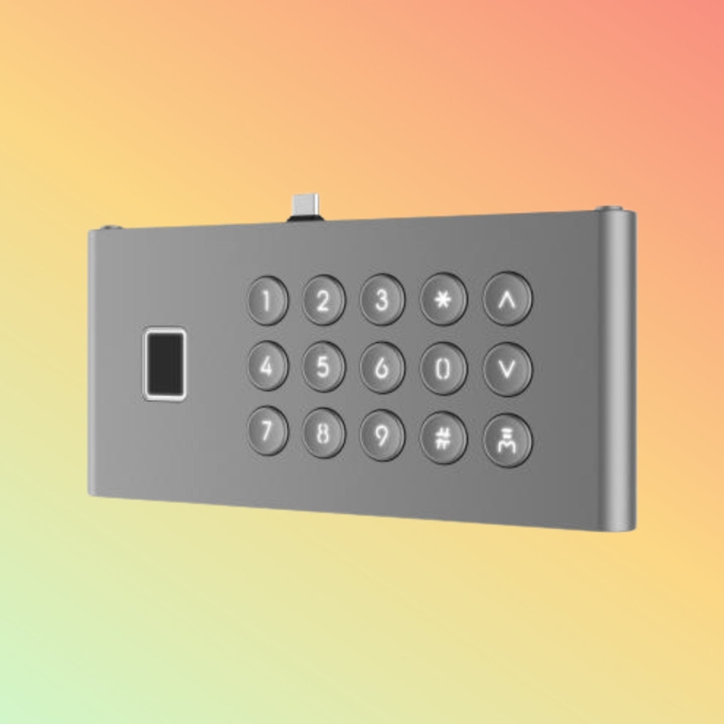 Hikvision DS-KDM9633-FKP Fingerprint & Keypad module of KD9633