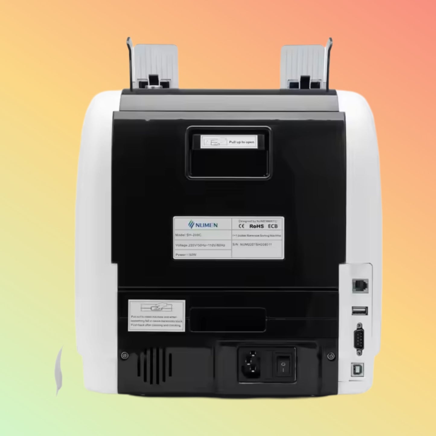1+1 Pocket Mixed Bill Counter for Multi-Currency Counting