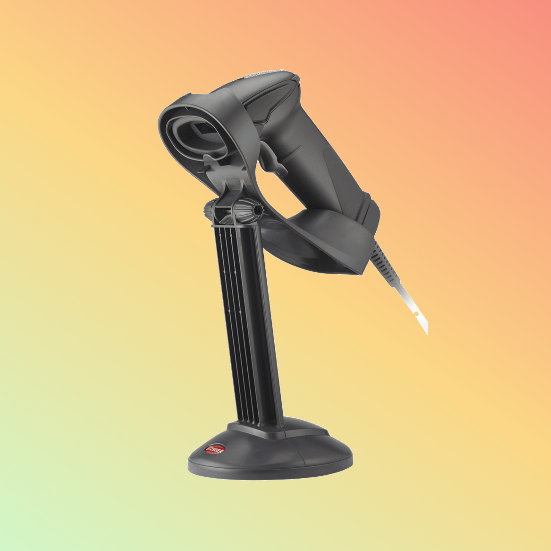 alt="ZEBEX Z-3190 handheld linear image scanner, ideal for retail and industrial settings, offering reliable performance, easy handling, and durable build."