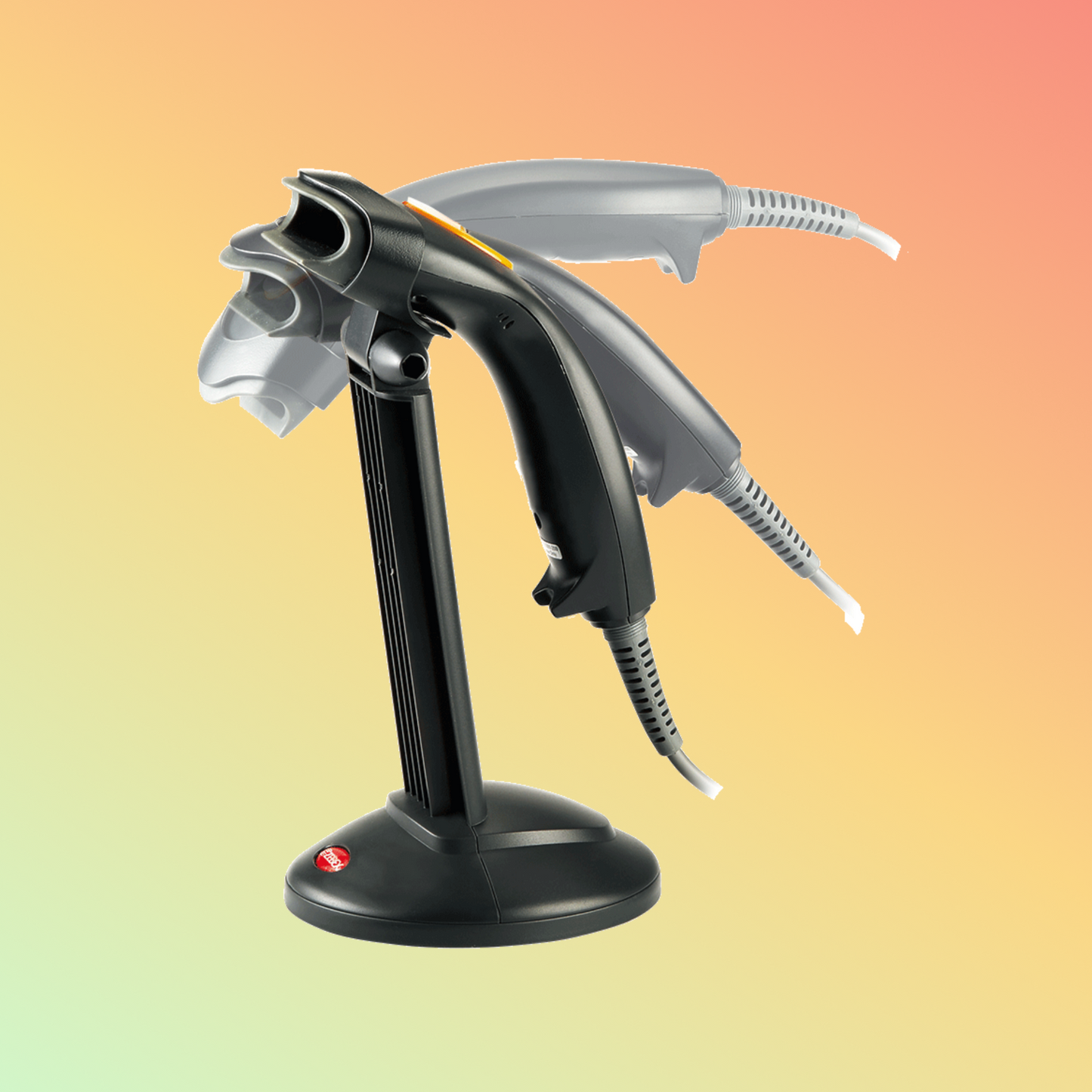 alt="ZEBEX Z-3101 handheld laser scanner, ideal for retail and warehouse environments, offering reliable laser scanning, easy handling, and durable build."