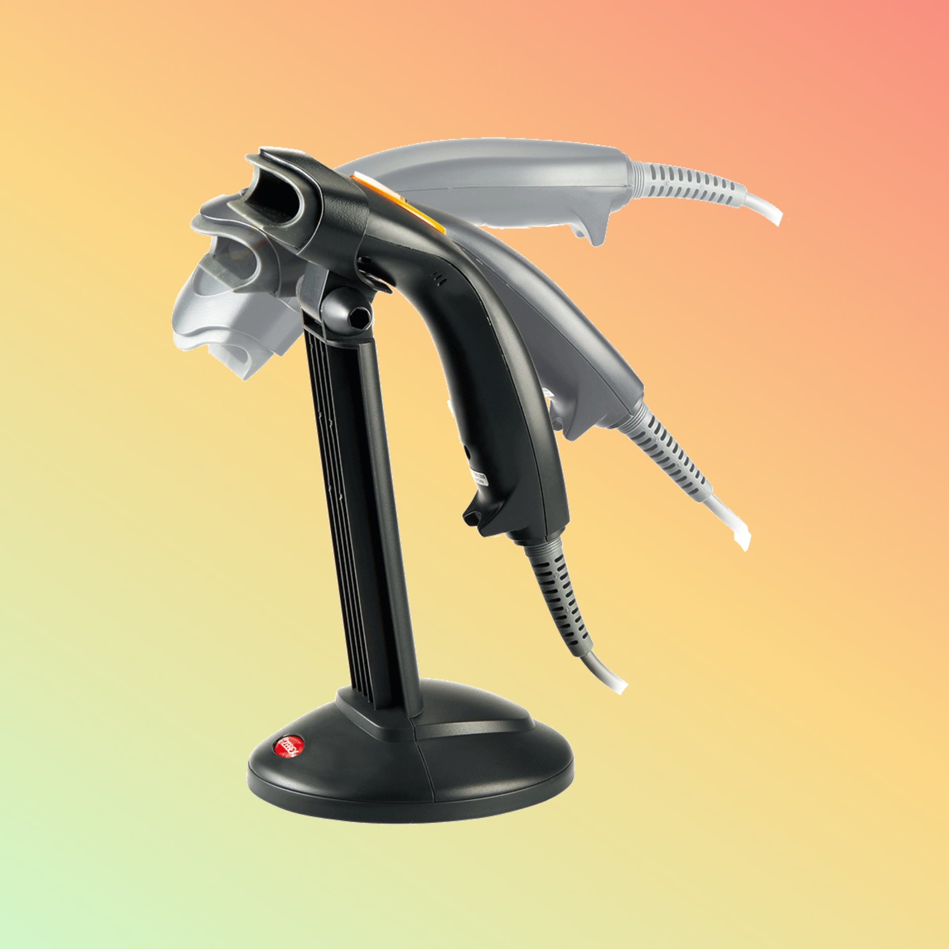 alt="ZEBEX Z-3101 handheld laser scanner, ideal for retail and warehouse environments, offering reliable laser scanning, easy handling, and durable build."