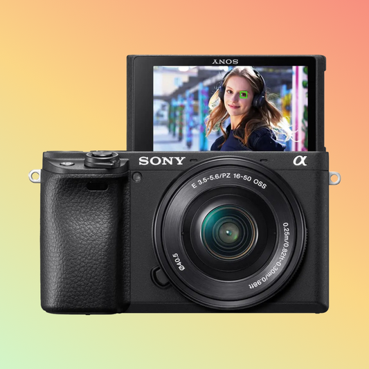 Sony a6400 Mirrorless Camera with 16-50mm Lens, Black