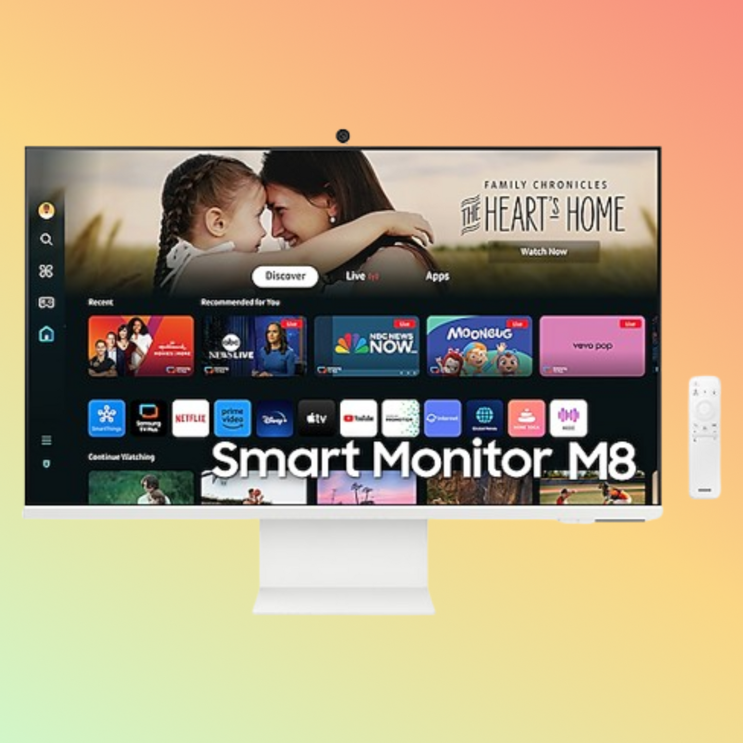 Samsung SM-LS32DM801UMXUE 32" 4ms 60Hz Smart Monitor M80D UHD