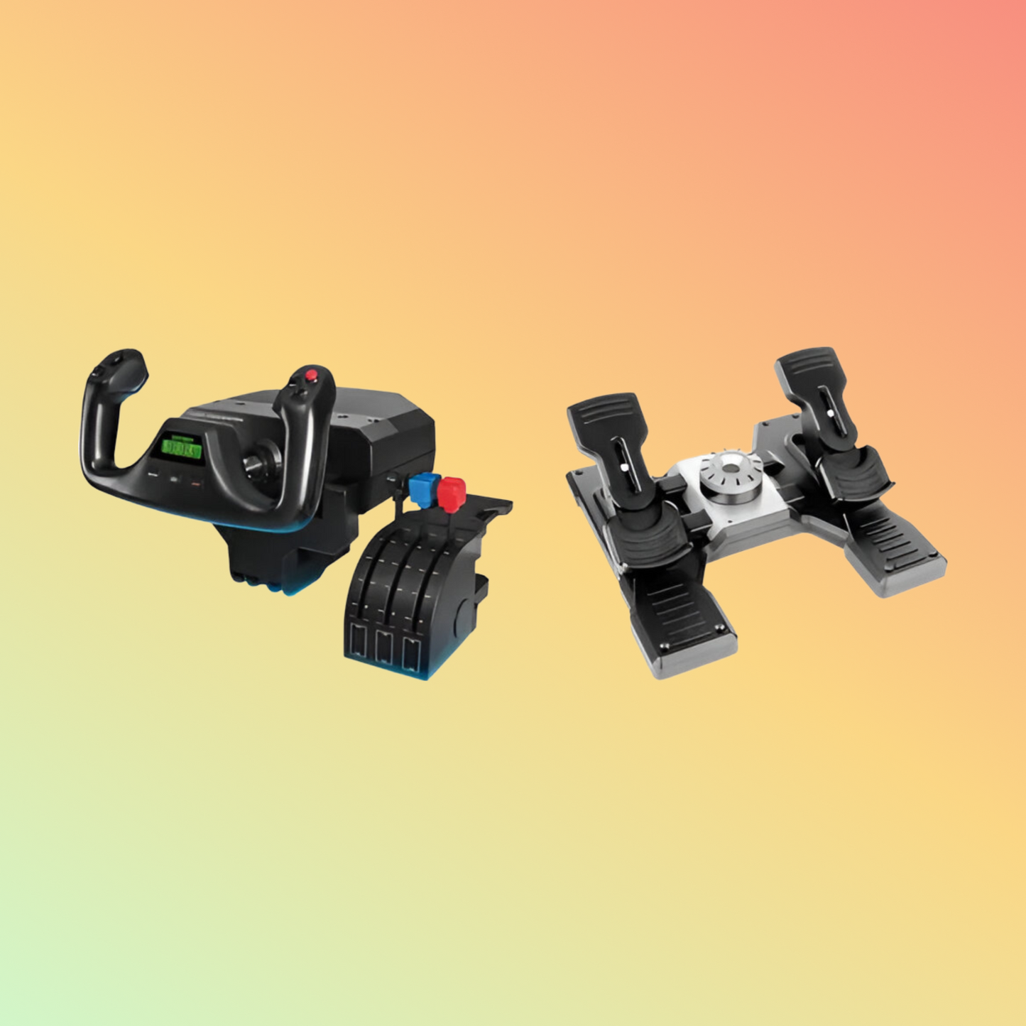 Logitech Gaming Controllers G Flight Yoke System Kit