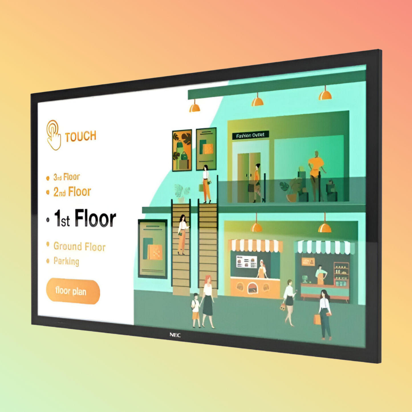 NEC MultiSync M551 PCAP Monitor - 55