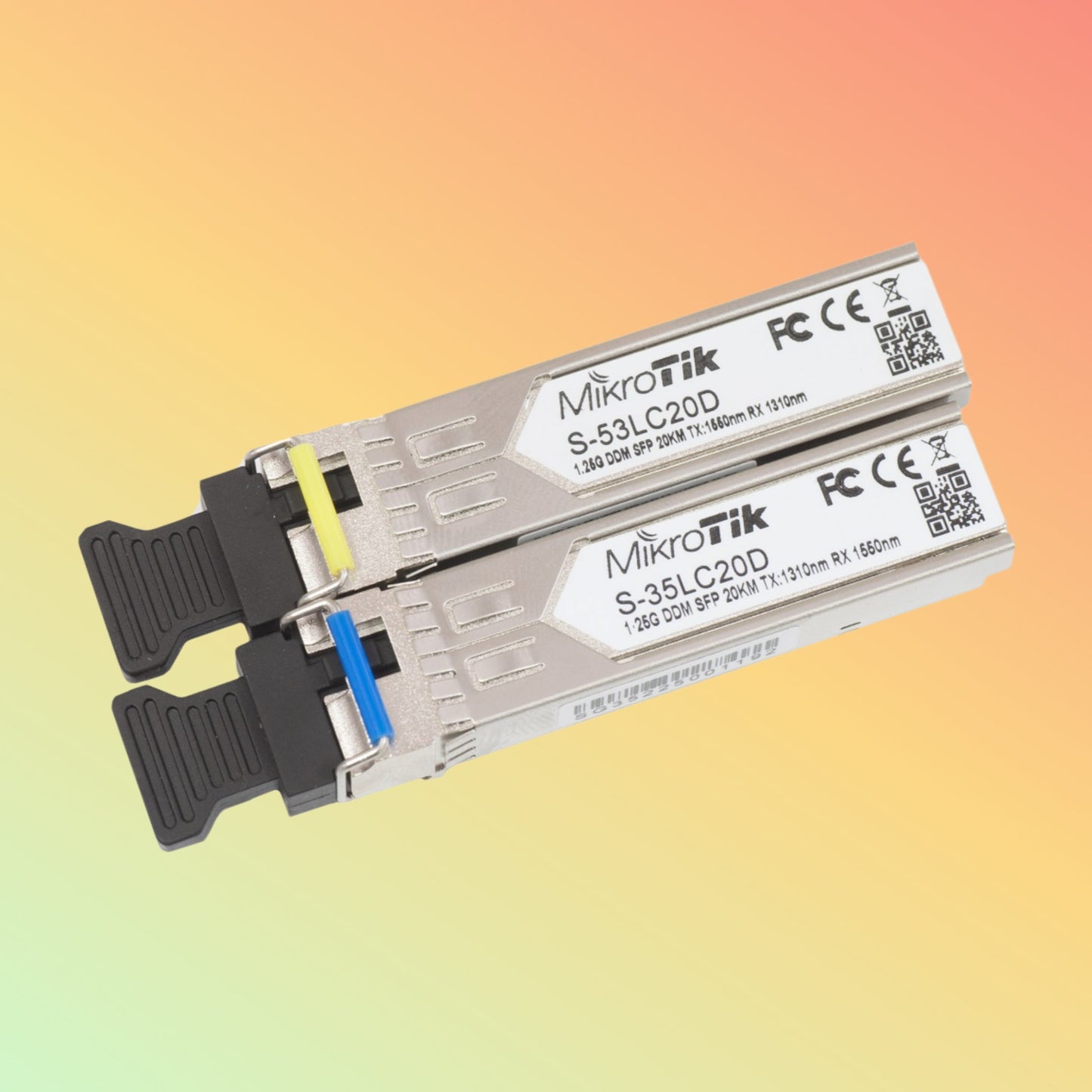 Mikrotik S-3553LC20D - Two SFP (1.25G) module kit