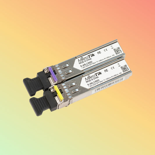 Mikrotik S-4554LC80D - Wireless - Products Pair of SFP