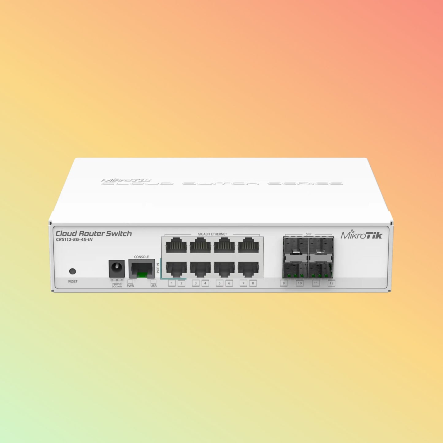 Mikrotik (CRS112-8G-4S-IN) Wired Router Switch - 8