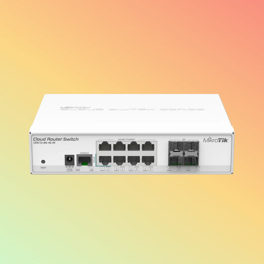 Mikrotik (CRS112-8G-4S-IN) Wired Router Switch - 8