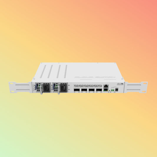 MikroTik (CRS504-4XQ-IN) Switch - 1 x Fast Ethernet port