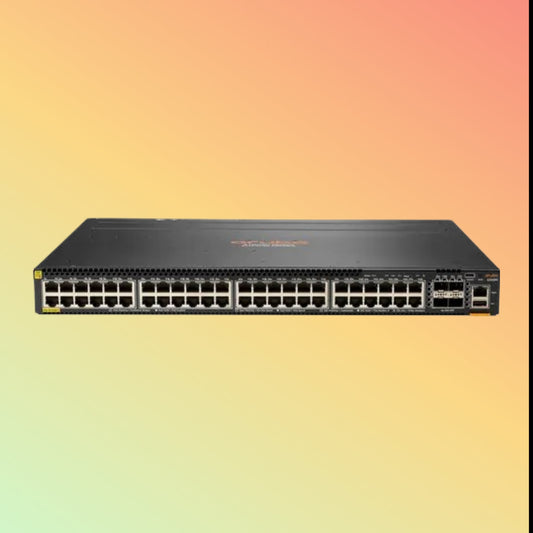 HPE Aruba CX 6300M (JL661A) Switch - 48 x Gigabit Ethernet PoE+ Ports RJ45, 4 x SFP 50 GbE WAN, 2 x USB, 1 x RJ45 LAN OOBM port