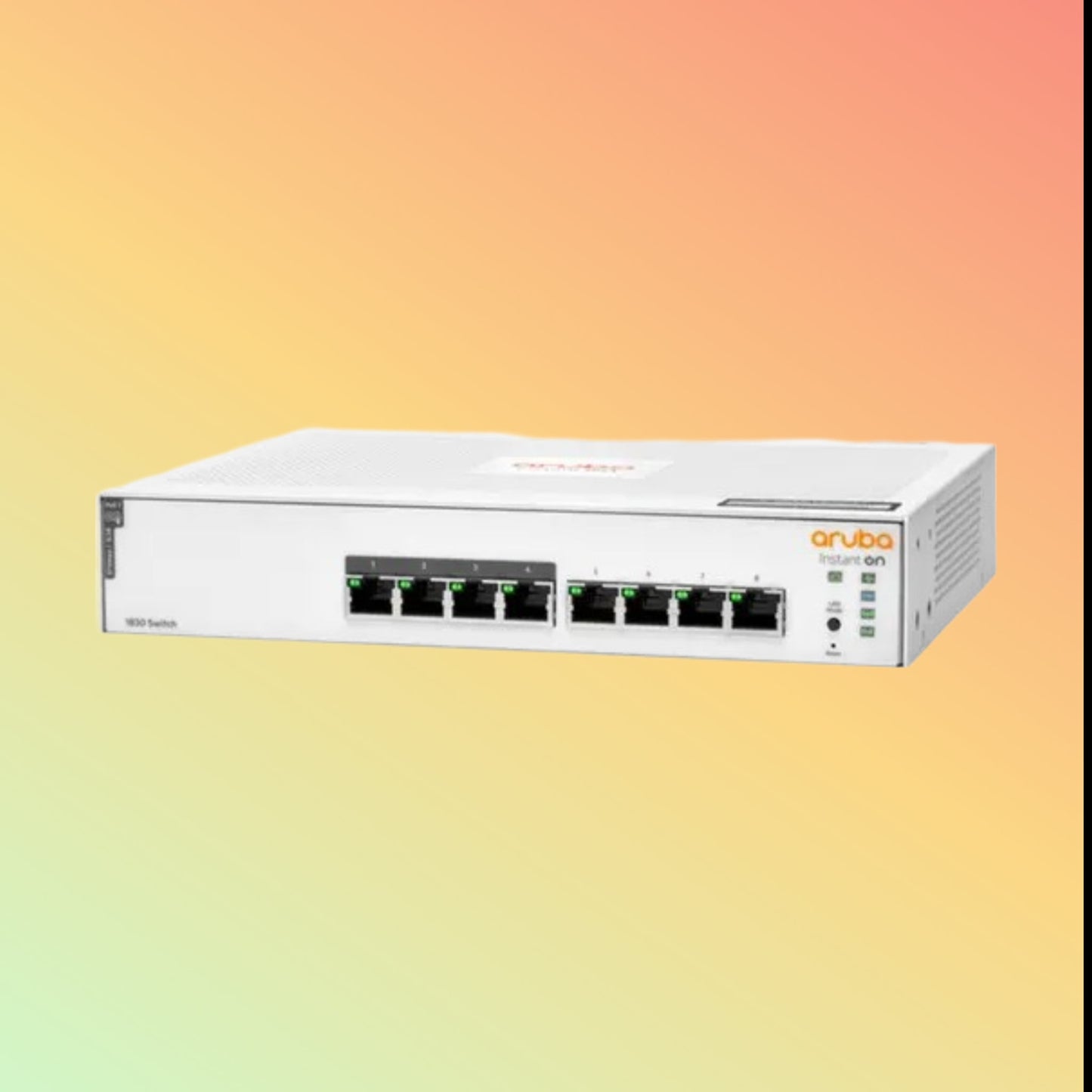 HPE Aruba Instant On 1830 (JL811A) Switch - 8 x Gigabit Ethernet PoE Ports RJ45