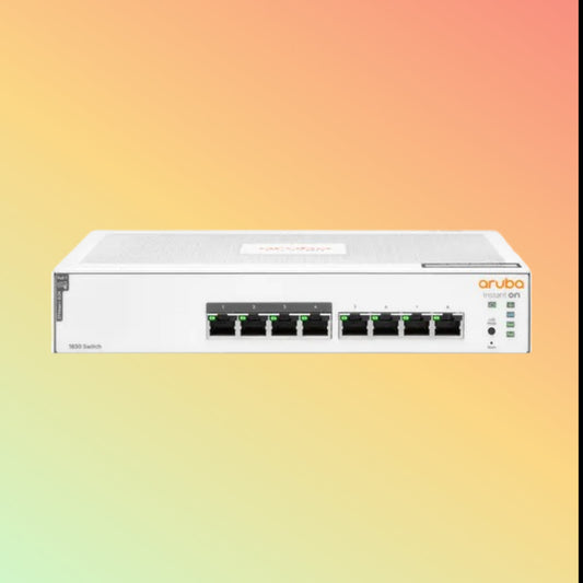 HPE Aruba Instant On 1830 (JL811A) Switch - 8 x Gigabit Ethernet PoE Ports RJ45