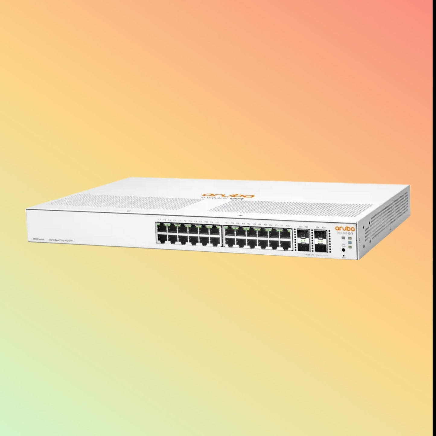 HPE Aruba Instant On 1930 (JL682A) Switch - 24 x Gigabit Ethernet Ports RJ45, 4 x SFP+ 10 GbE