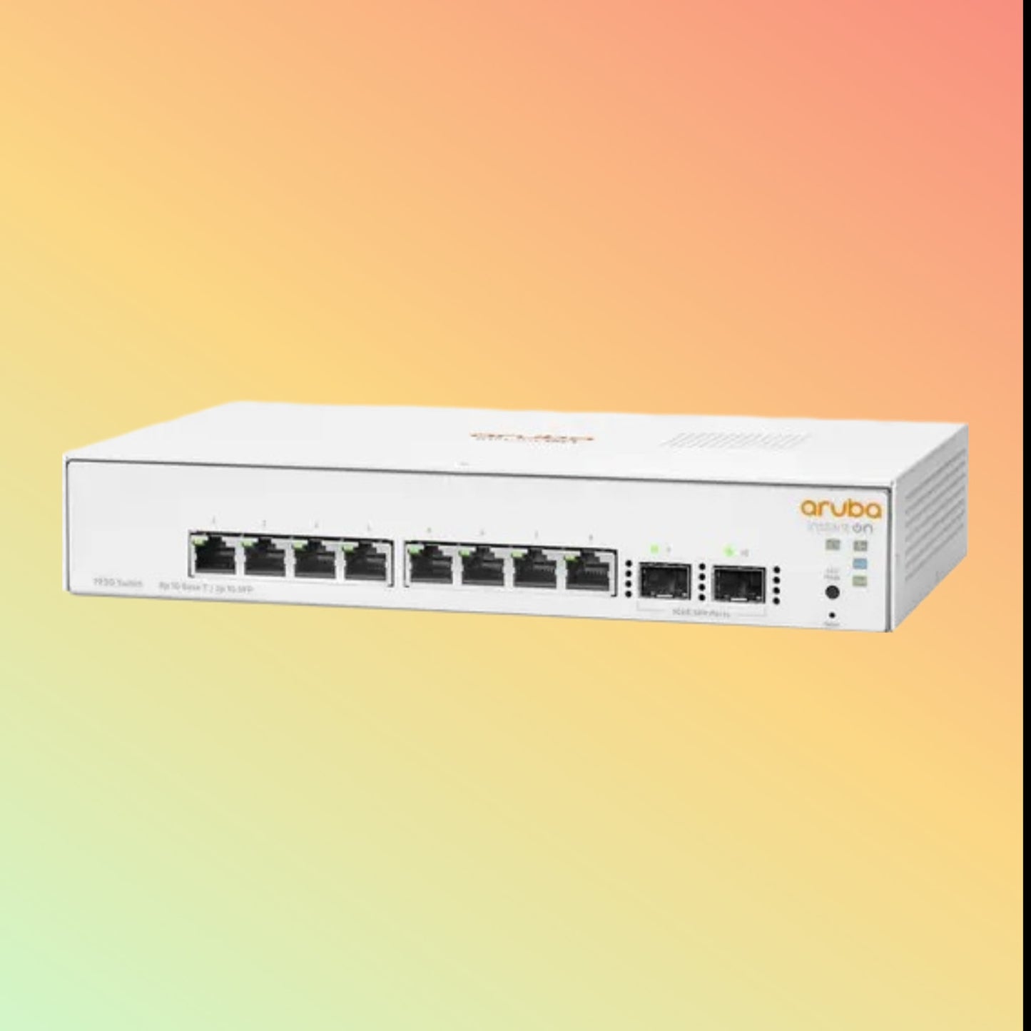 HPE Aruba Instant On 1930 (JL680A) Switch - 8 x Gigabit Ethernet Ports RJ45, 2 x SFP Gigabit Ethernet Ports