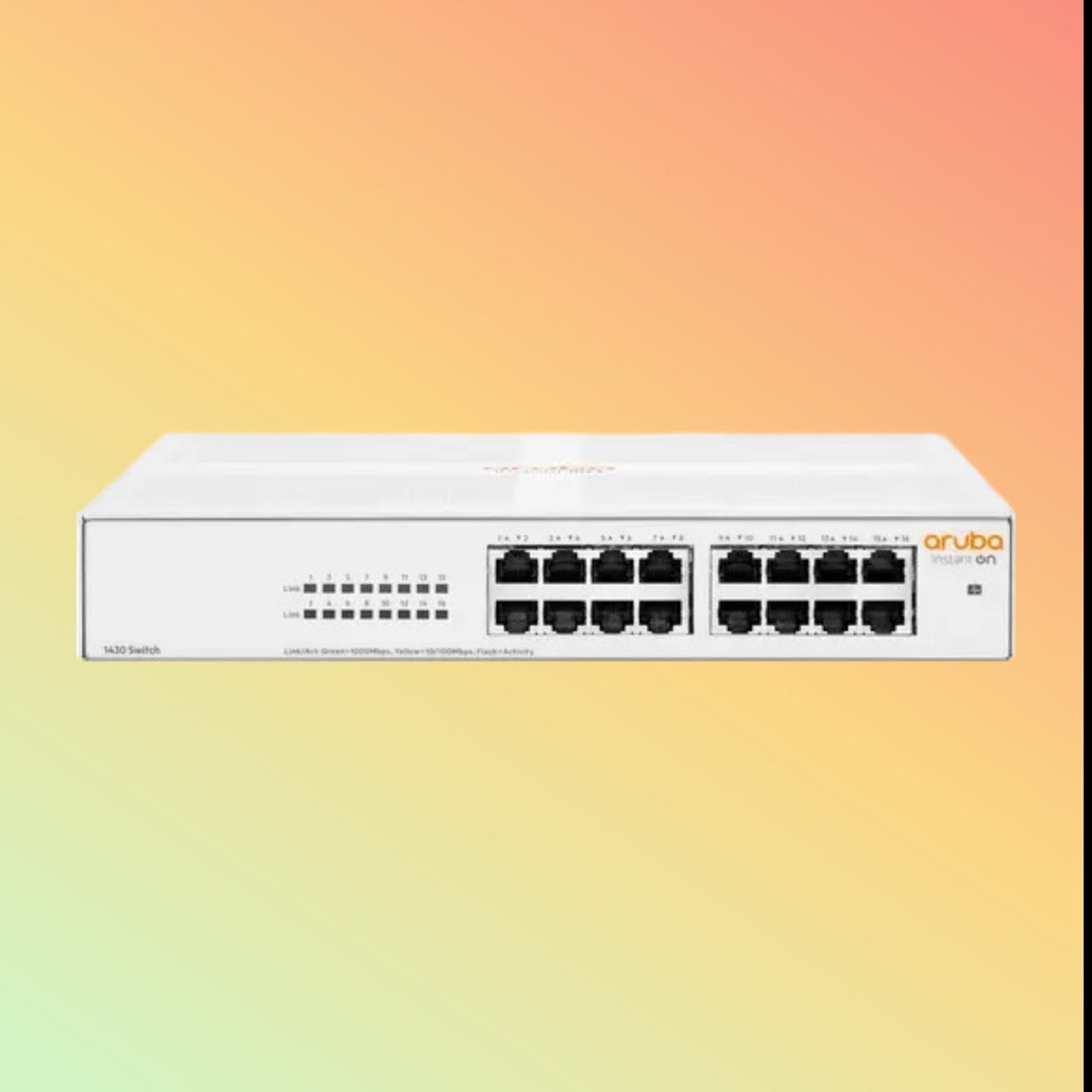 HPE Aruba Instant On 1430 (R8R47A) Switch - 16 x Gigabit Ethernet Ports RJ45