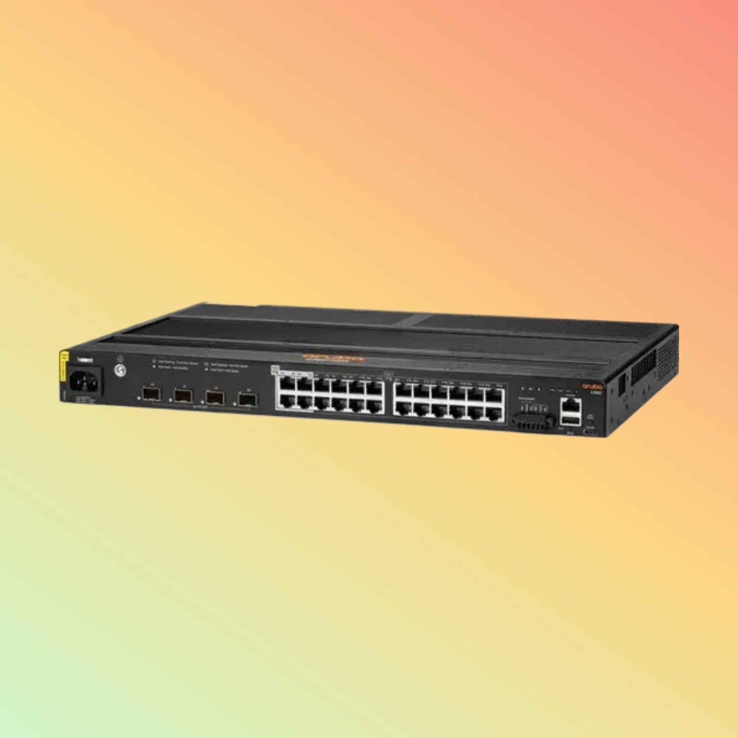 HPE Aruba 4100i (JL818A) Switch - 20 x 100M/1G Base-T PoE+ Ports RJ45, 4 x 100M/1G Base-T PoE++ Ports RJ45