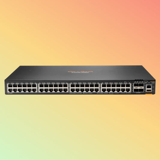 HPE Aruba CX 6200F (JL726A) Switch - 48 x Gigabit Ethernet BASE-T Ports, 4 x 1/10G SFP Port