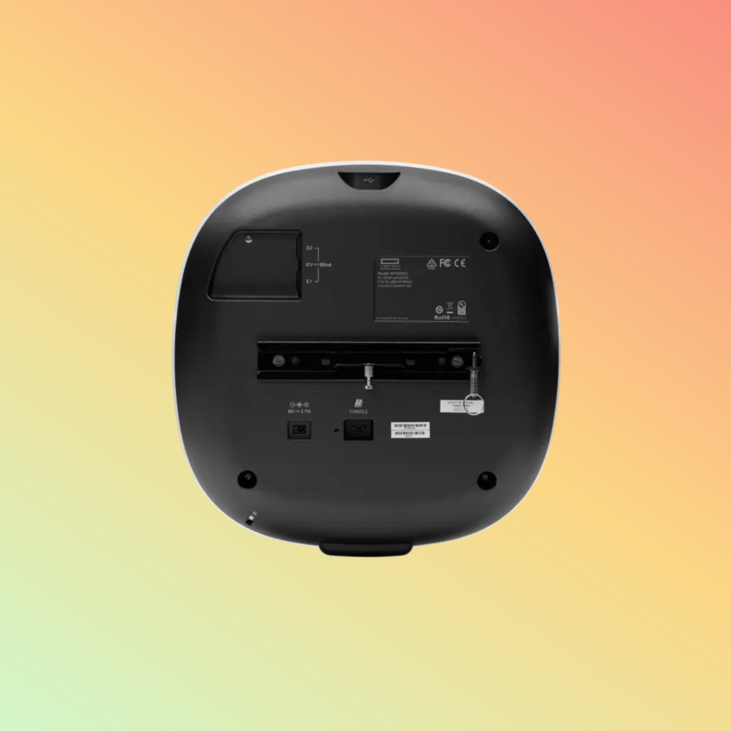 HPE Aruba AP‑555 Enterprise Wireless Access Point - Wi-Fi 6 Dual Band 2.4 Gbps @ 5 Ghz, 2 x RJ-45, 1 x USB 2.0, IoT Support with Bluetooth 5 and Zigbee