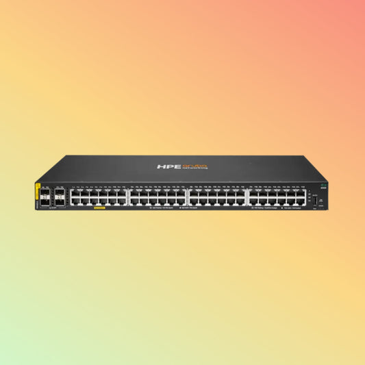 HPE Aruba CX 6000 (R8N85A) Switch - 48 x Gigabit Ethernet BASE-T Ports, 4 x Class4 PoE 1G SFP Ports