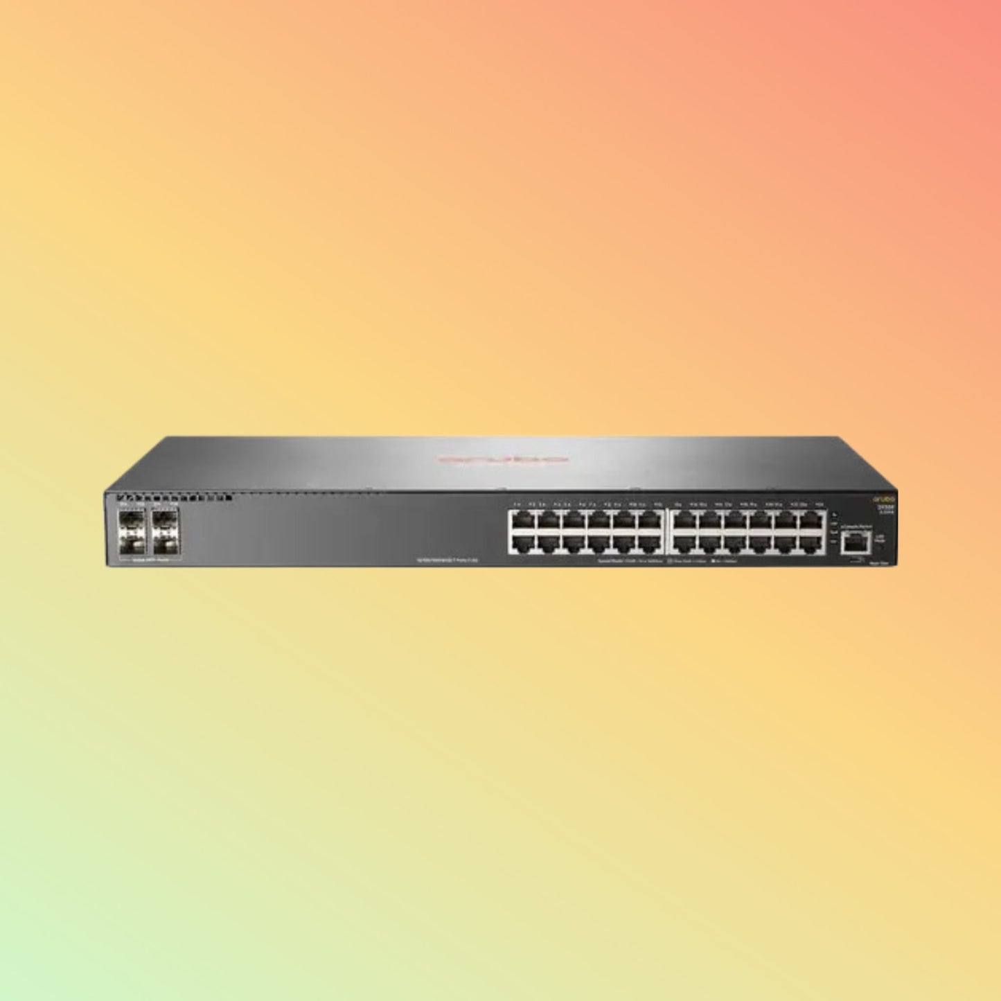 HPE Aruba 2930F (JL259A) Switch - 24 x Gigabit Ethernet Ports, 4 x SFP Gigabit Ethernet Ports