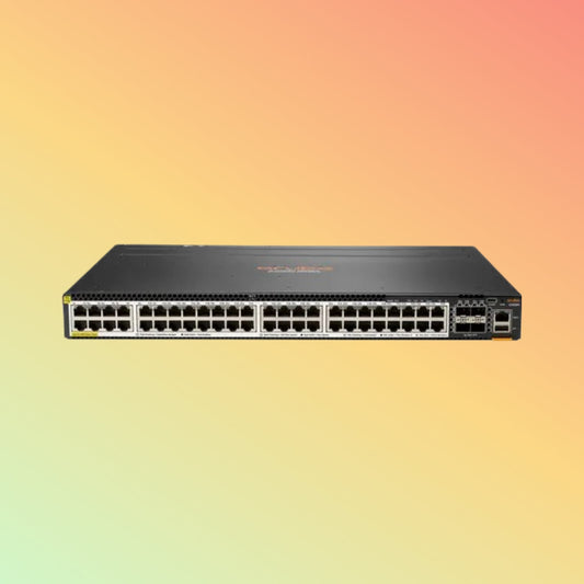HPE Aruba CX 6300M (JL659A) Switch - 48 x 5 GbE PoE++ Ports RJ45, 4 x SFP 25 GbE, 2 x USB