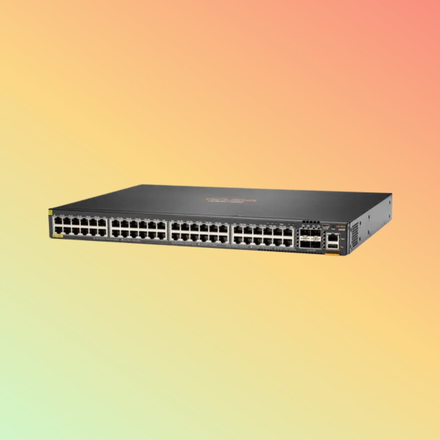 HPE Aruba CX 6300F (JL665A) Switch - 48 x Gigabit Ethernet PoE+ Ports RJ45, 4 x SFP56 GbE WAN