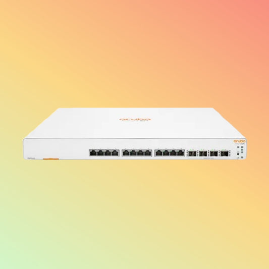 HPE Aruba Instant On 1960 (JL805A) Switch - 12 x 10 GbE RJ45, 4 x SFP+ 10 GbE WAN