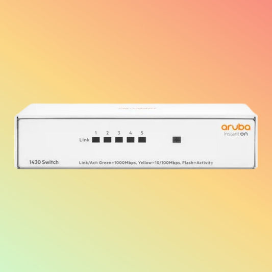 HPE Aruba Instant On 1430 (R8R44A) Switch - 5 x Gigabit Ethernet Ports RJ45