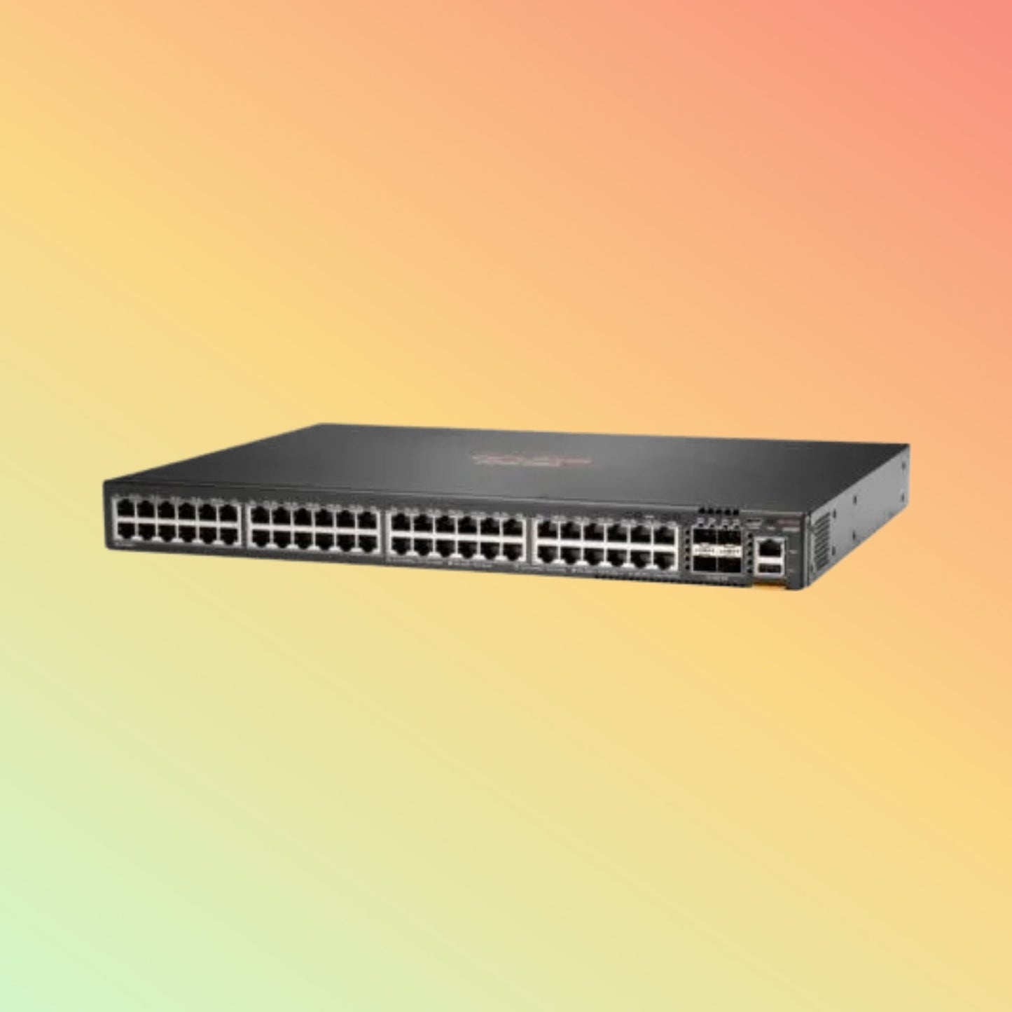 HPE Aruba CX 6300F (JL667A) Switch - 48 x Gigabit Ethernet ports, 4 x 1G/10G/25G/50G/SFP ports, 1 x USB‑C Console Port