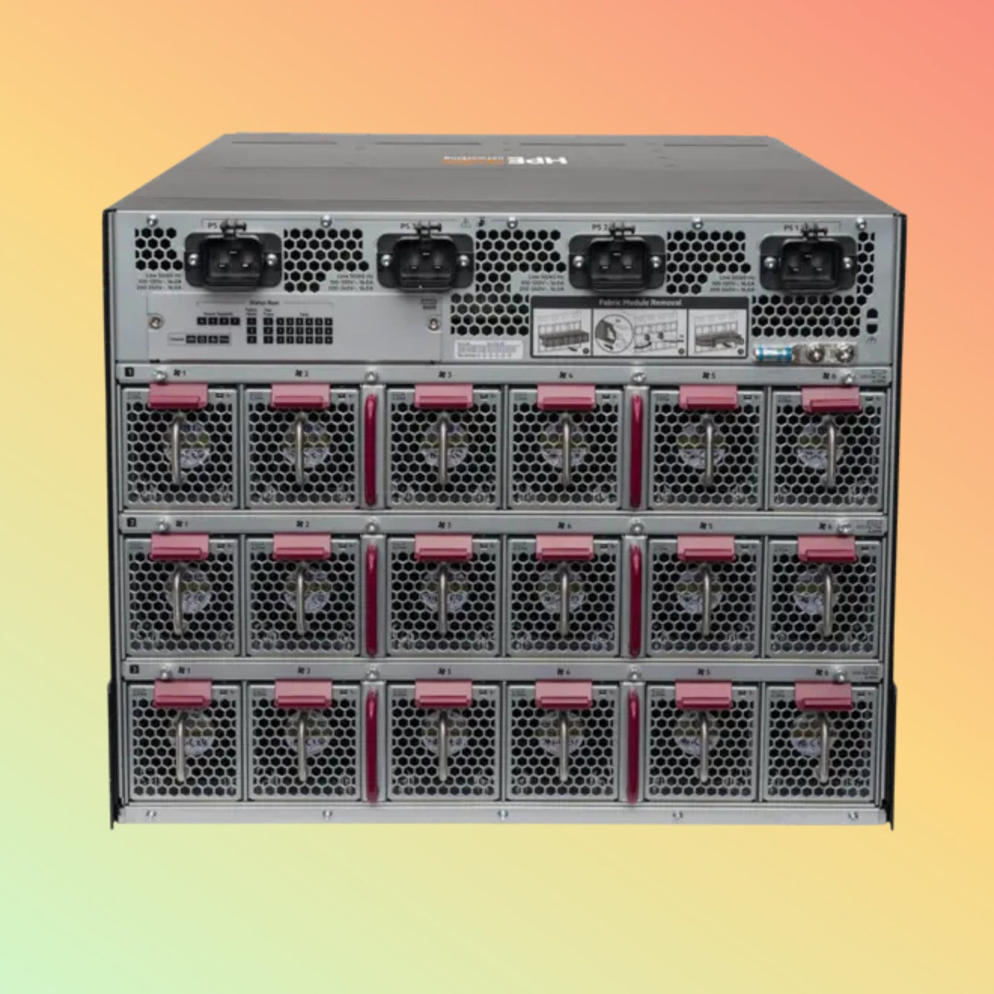 HPE Aruba 8400X (JL365A) Switch - 19.2 Tbps Switching Bandwidth, 8.6 Bpps Throughput