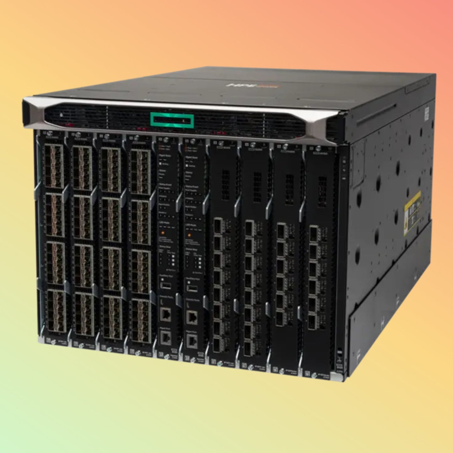 HPE Aruba 8400X (JL367A) Switch - 19.2 Tbps Switching Bandwidth, 8.6 Bpps Throughput