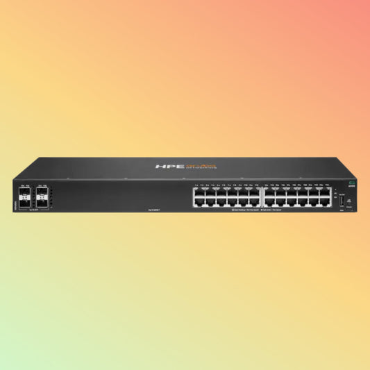 HPE Aruba CX 6000 (R8N88A) Switch - 24 x Gigabit Ethernet BASE-T Ports RJ45, 4 x 1G SFP Ports