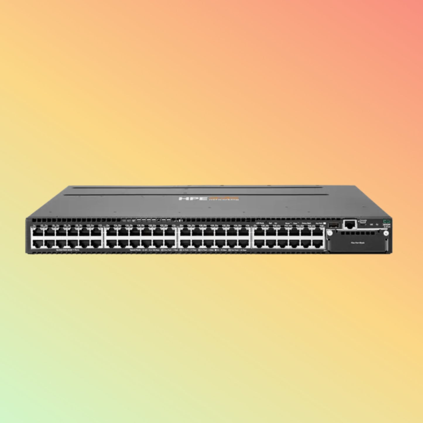 PE Aruba 3810M (JL072A) Switch - 48 x Gigabit Ethernet ports RJ45, 4 x SFP+ or 2 40GbE ports