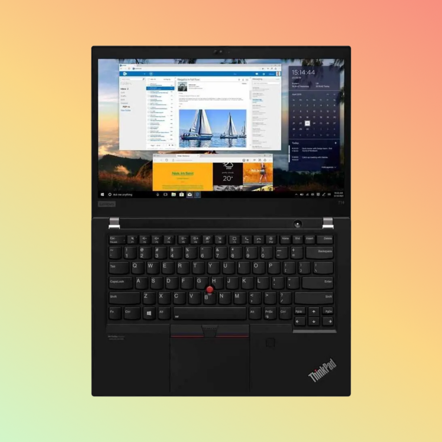 LENOVO THINKPAD T14 GEN 4 Laptop - 13th Gen i7-1355U, 16GB, 512GB SSD, 14" WUXGA (Arabic Key)