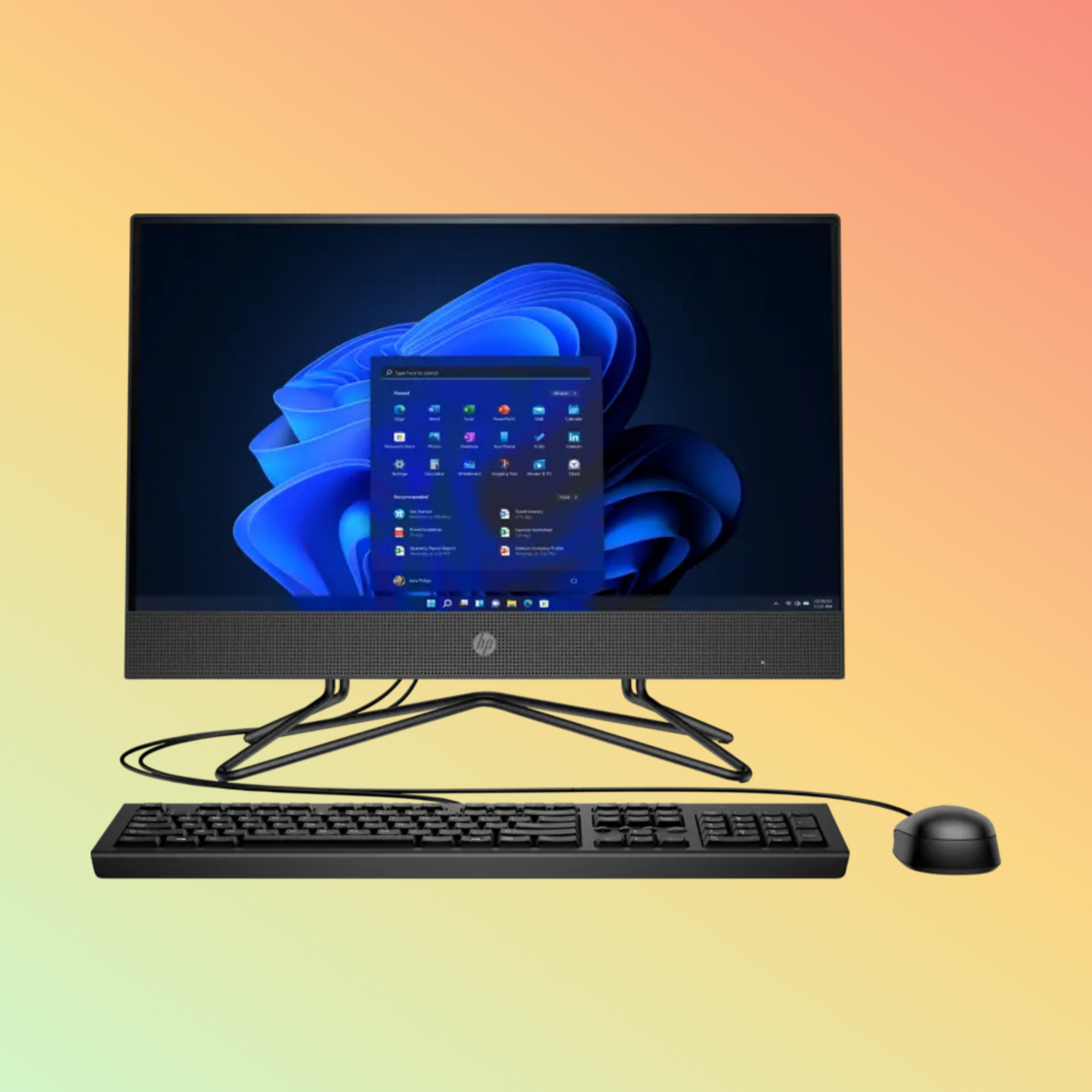 HP 27-DP1049NH ALL IN ONE - 11th Gen i5-1135G7, 8GB, 1TB HDD, 27″ FHD Touch