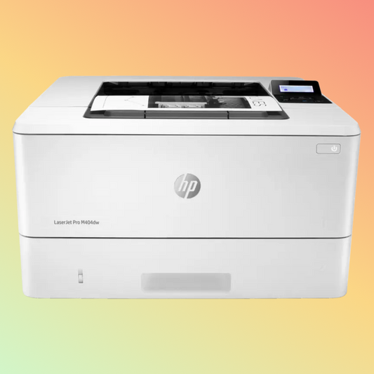 HP LaserJet Pro M404DW Printer - Wireless, A4, Print, 38 ppm, 1200 x 1200 dpi Resolution, 80,000 Pages Duty Cycle