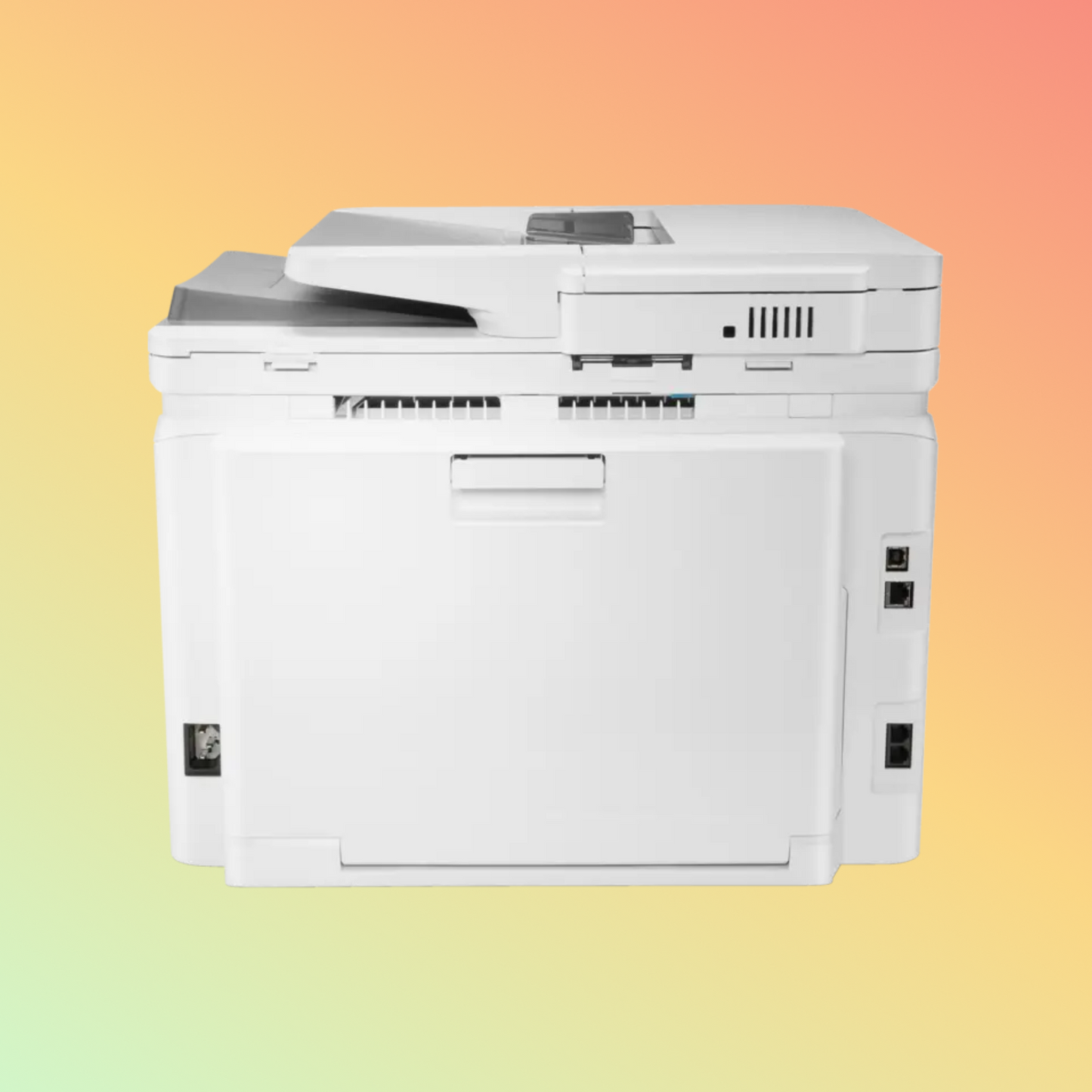 HP LaserJet Pro MFP M283FDN Printer - Wireless, A4, Print Copy Scan Fax, 21 ppm, 600 x 600 dpi Resolution, 40,000 Pages Duty Cycle, Black and Color