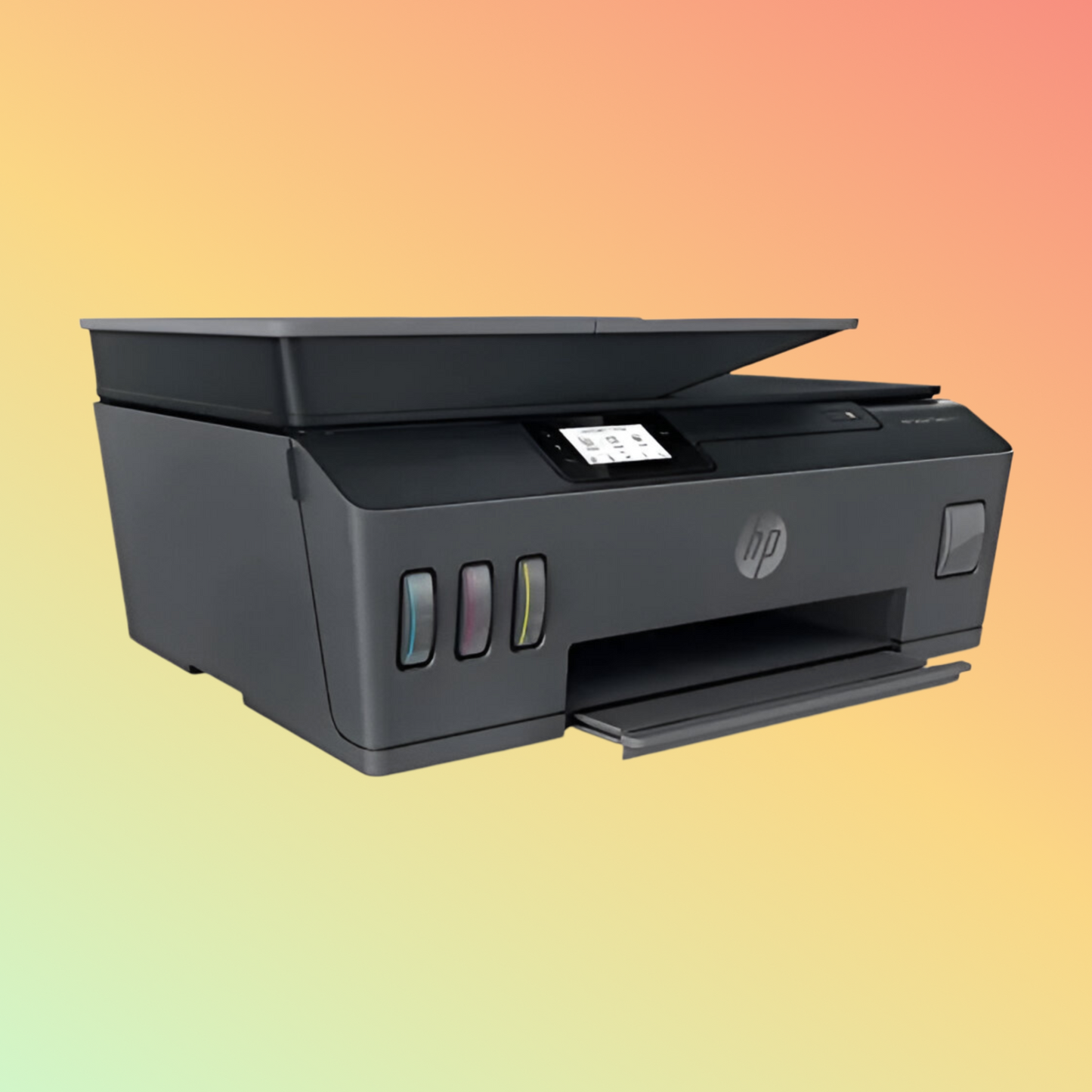 HP SMART TANK 615 Printer - Wireless, A4, Print Copy Scan Fax, 11 ppm, 1200 x 1200 rendered dpi Resolution, 1,000 Pages Duty Cycle, Black and Color