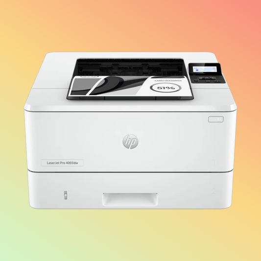 HP LaserJet Pro 4003DW Printer - Wireless, A4, Print, 41 ppm, 600 x 600 dpi Resolution, 80,000 Pages Duty Cycle