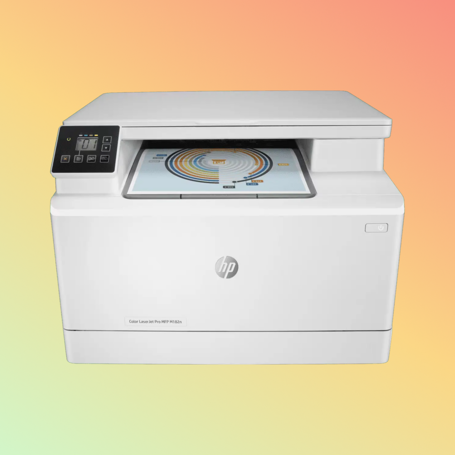 HP LaserJet Pro MFP M182N Printer - Wireless, A4, Print Copy Scan, 22 ppm, 600 x 600 dpi Resolution, 30,000 Pages Duty Cycle, Black and Color