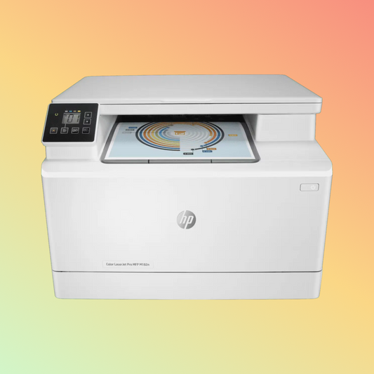 HP LaserJet Pro MFP M182N Printer - Wireless, A4, Print Copy Scan, 22 ppm, 600 x 600 dpi Resolution, 30,000 Pages Duty Cycle, Black and Color