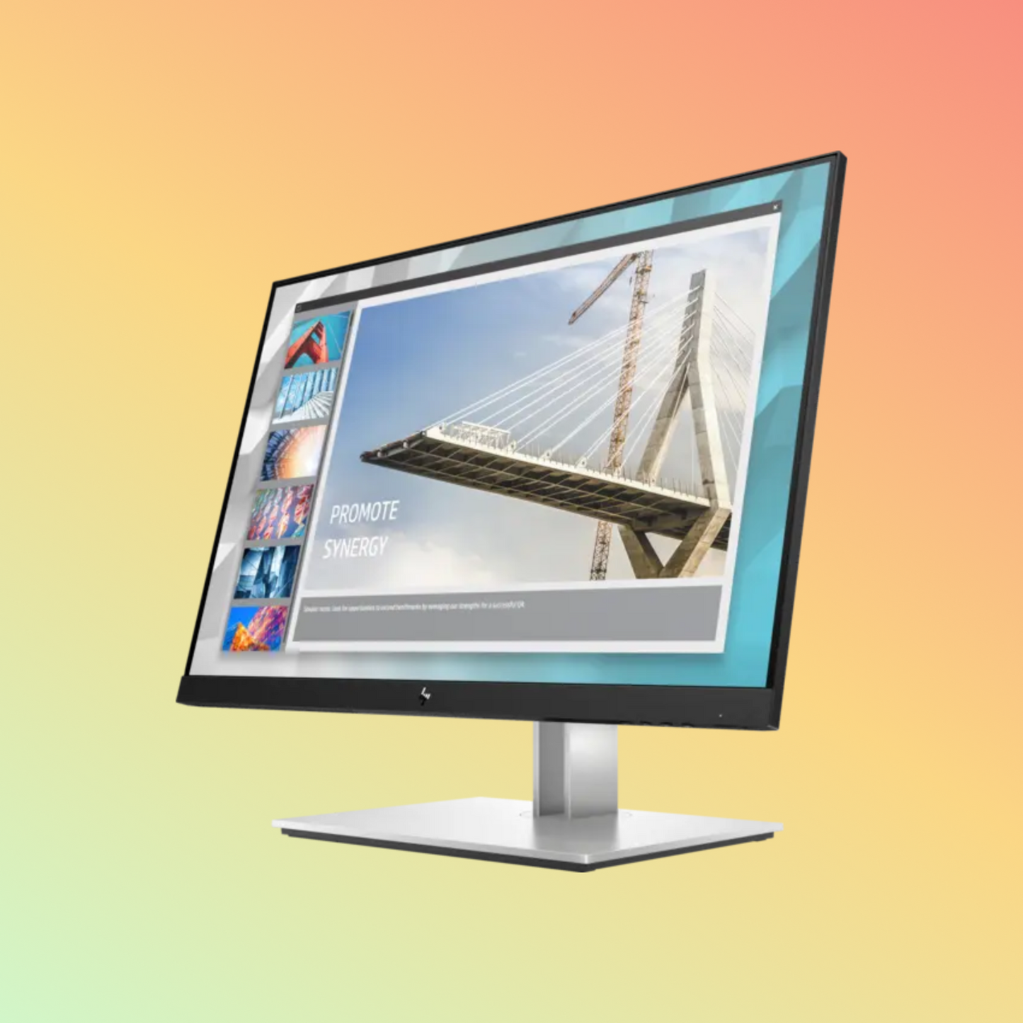 HP E24I G4 Monitor - 24" WUXGA (1920 x 1200), IPS, HDMI, DP, VGA, 250 nits, 75 Hz